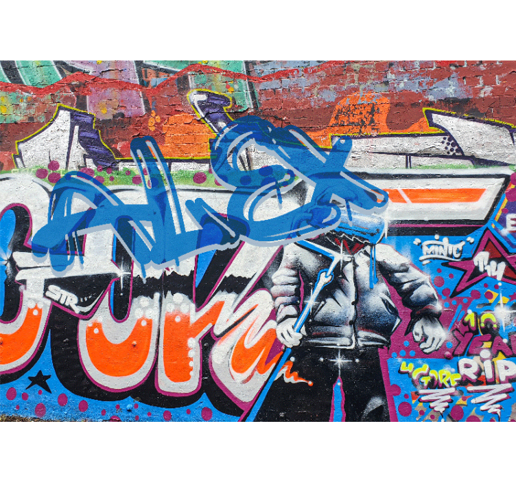 City Vibe Fashion urban art wall mural - TenStickers