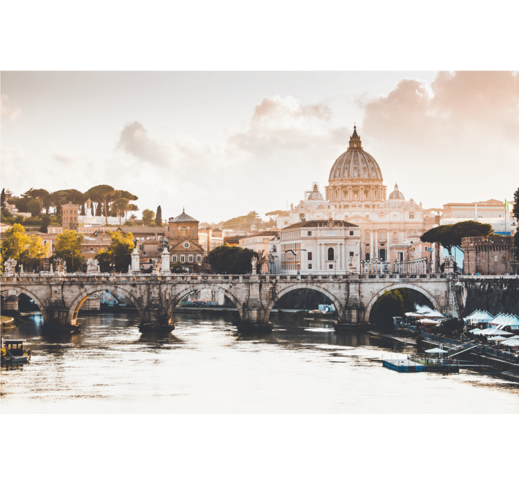 Historic Roman Architecture wall mural city - TenStickers