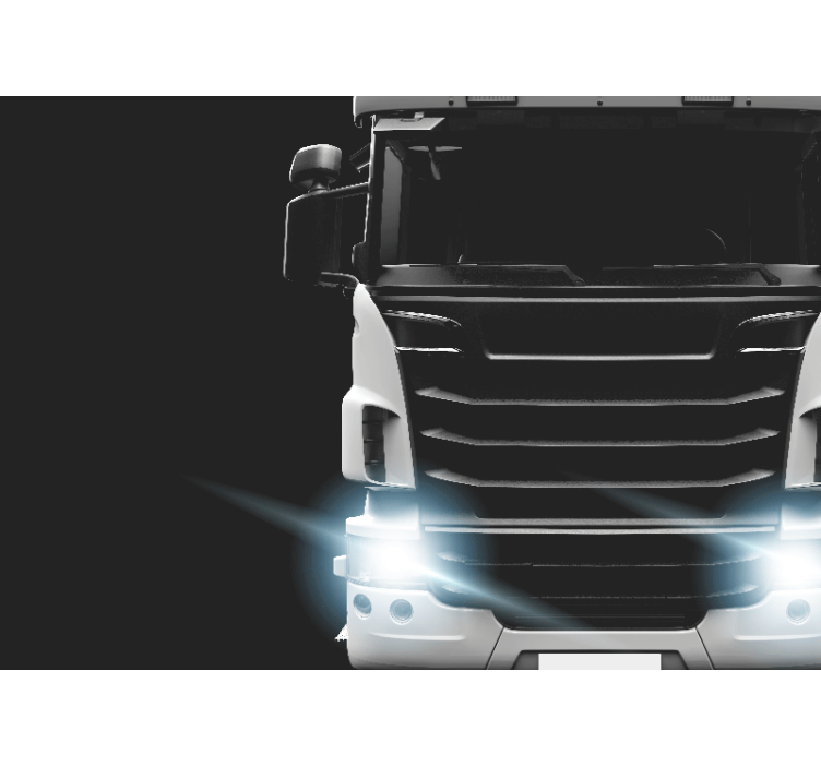 Front Heavy Truck automotive wall murals - TenStickers