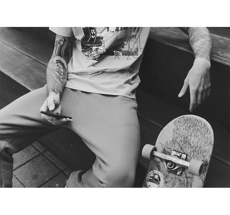 Skateboarder Urban Style other wall mural city - TenStickers