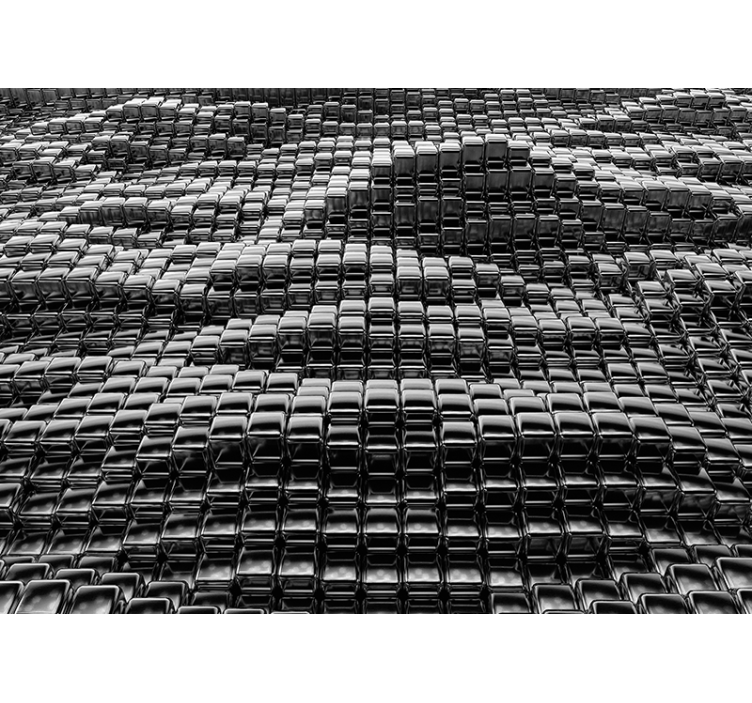 Wall mural pattern stacked chair design - TenStickers