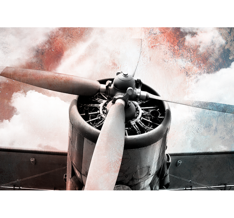 Vintage Aircraft Propeller automotive wall murals - TenStickers