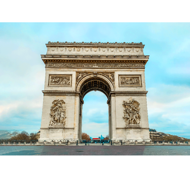 Wall mural paris iconic paris landmark - TenStickers