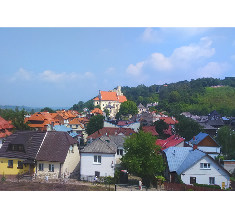 Charming Rural Village wall mural city - TenStickers