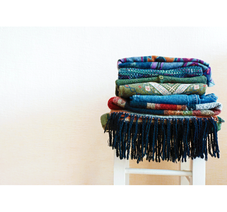 Textured Wrapped Fabrics other wall mural pattern - TenStickers