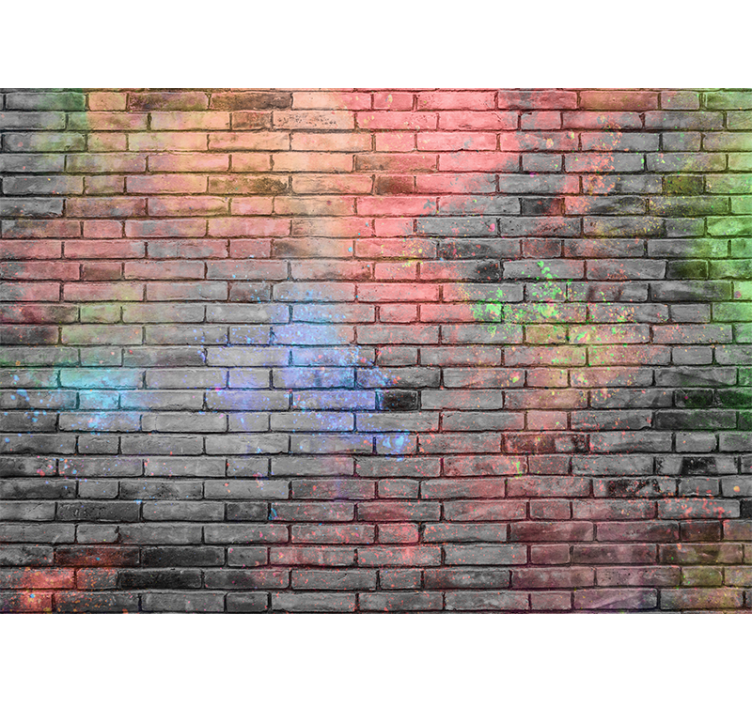 Urban color splash urban art wall mural - TenStickers