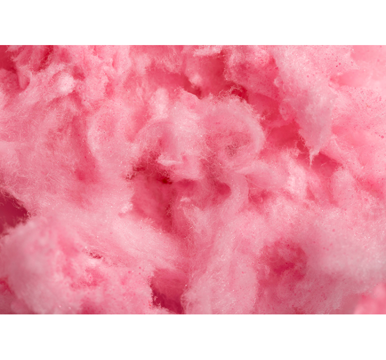 Flowers wall mural fluffy pink texture - TenStickers