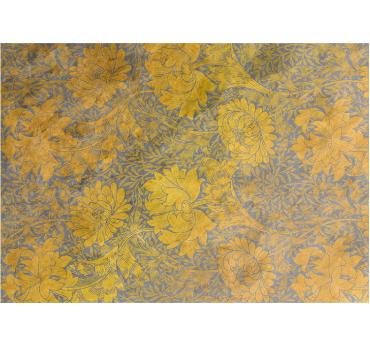 Flowers wall mural floral design composition - TenStickers