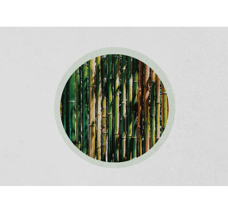 3d mural wallpaper verdant bamboo grove - TenStickers