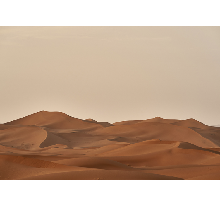 Desert wall mural sandy desert landscape - TenStickers