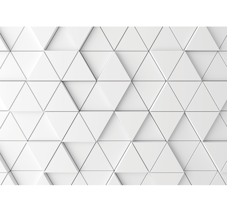 Wall mural pattern triangular design - TenStickers