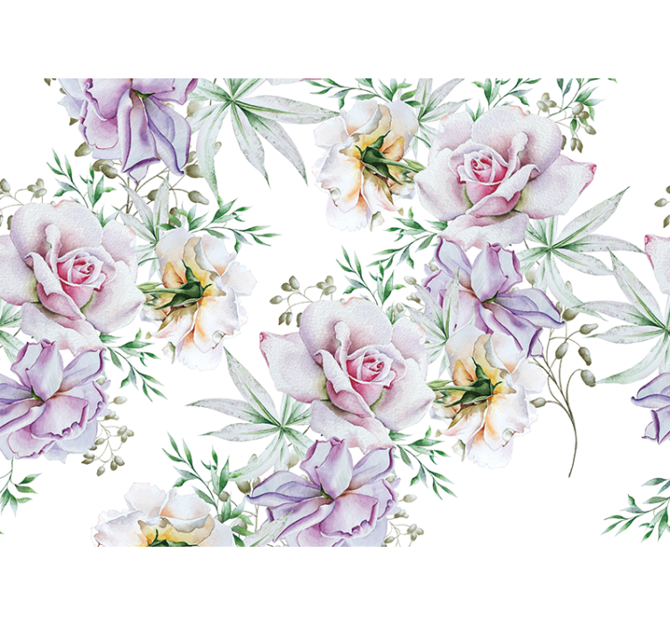 Beautiful Floral Arrangement flowers wall mural - TenStickers