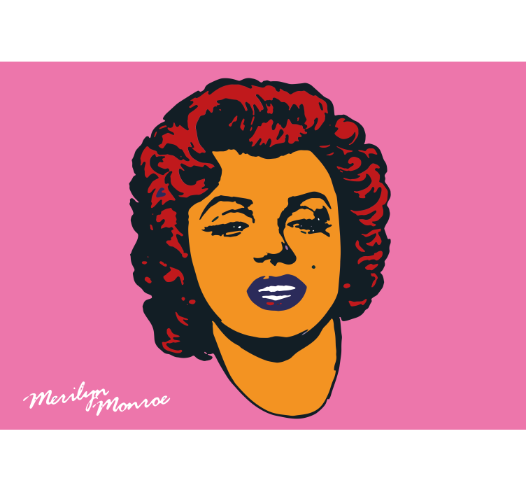 Wall mural people marilyn monroe portrait - TenStickers