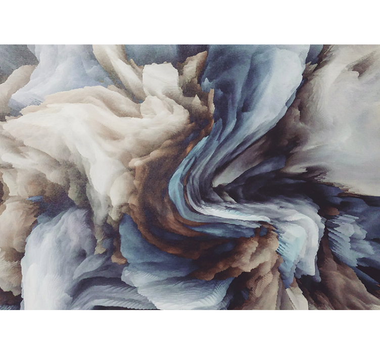 Abstract mural wallpaper swirling texture designs - TenStickers