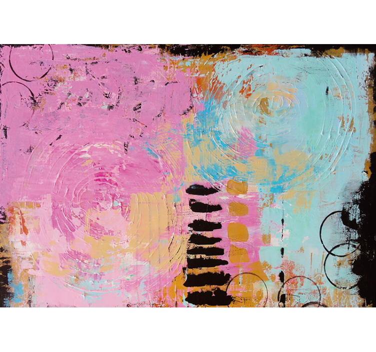 Abstract mural wallpaper abstract colorful swirls - TenStickers