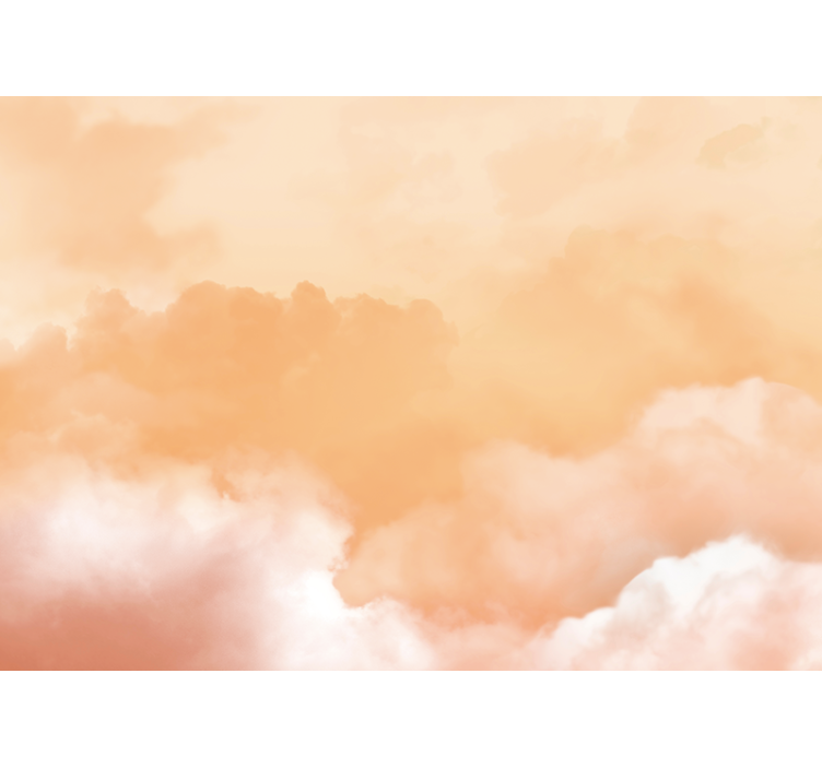 Sky mural wallpaper soft cloud formation - TenStickers