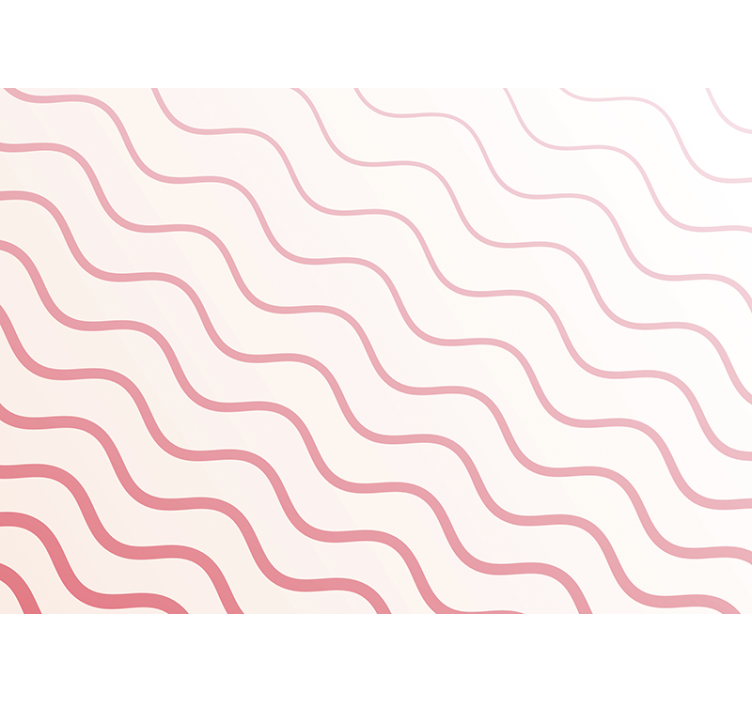 Flowing wave pattern wall mural pattern - TenStickers