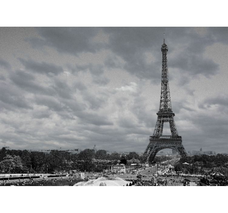 Wall mural paris eiffel tower views - TenStickers