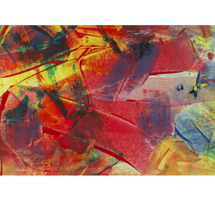 Abstract mural wallpaper in vibrant color blend - TenStickers