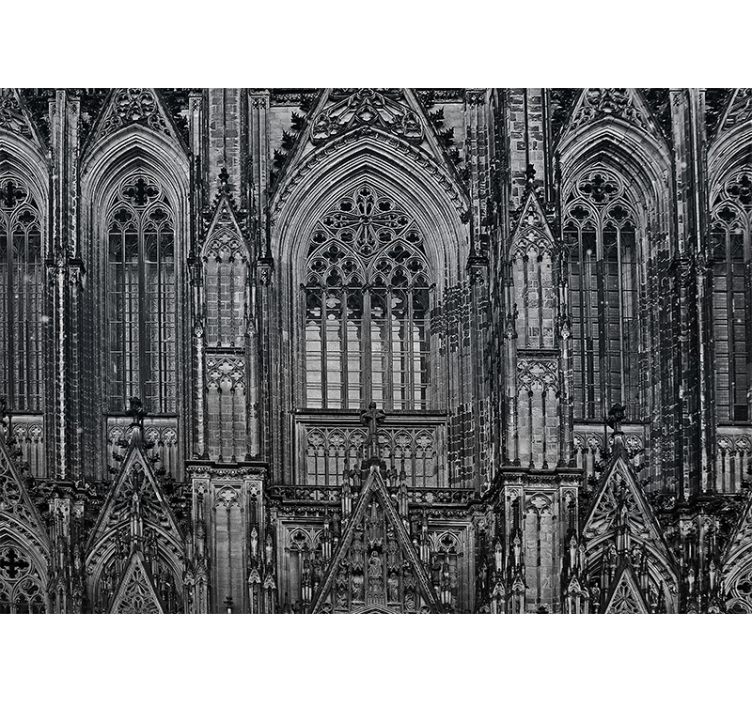 Other wall mural city gothic architecture features - TenStickers