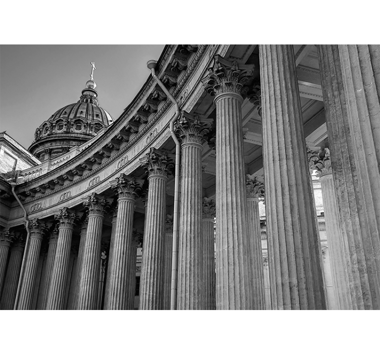 Wall mural city architectural grace - TenStickers