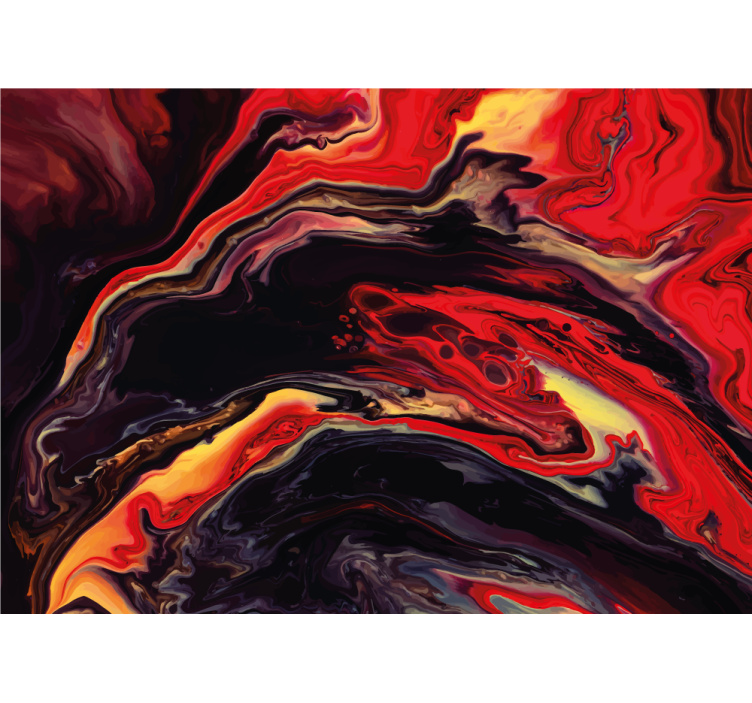 Abstract mural wallpaper with dynamic swirling patterns - TenStickers