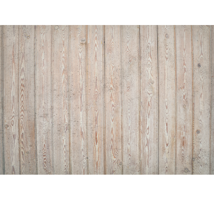 Wall mural wood light wooden panels - TenStickers