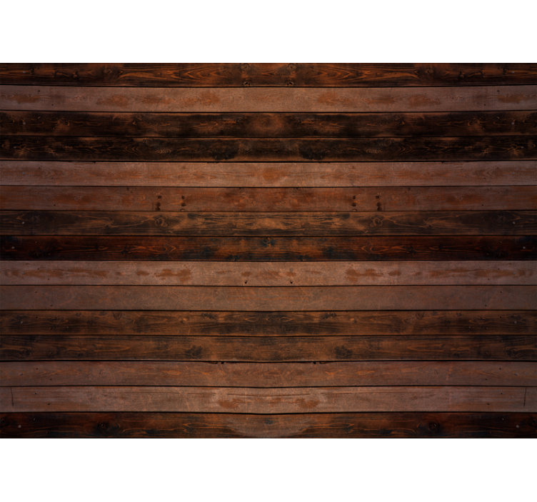 Wall mural wood natural timber planks - TenStickers