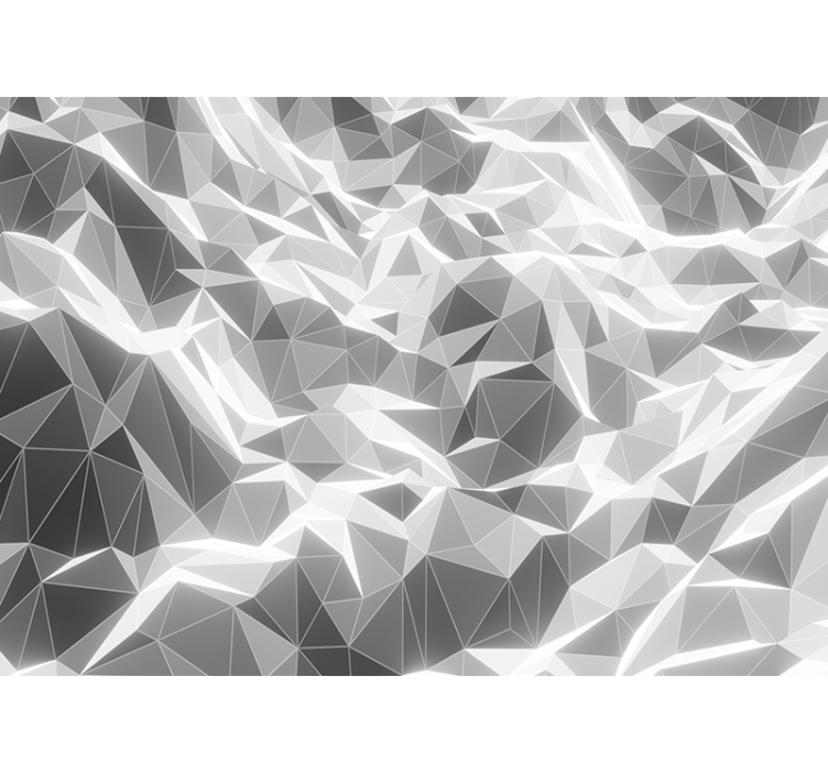 Abstract mural wallpaper geometric stone design - TenStickers