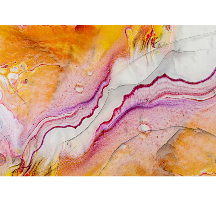 Abstract mural wallpaper vibrant fluid designs - TenStickers