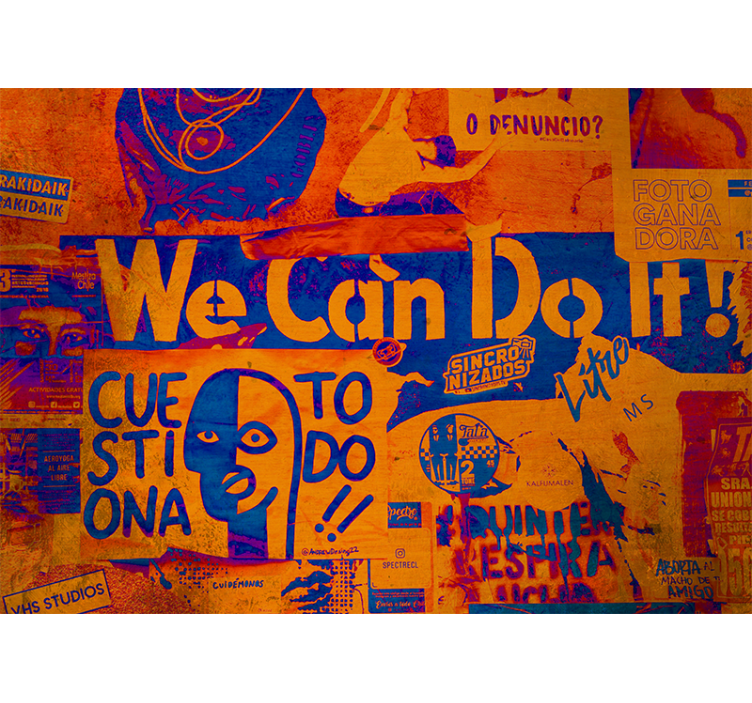 Urban art wall mural empowered expression - TenStickers