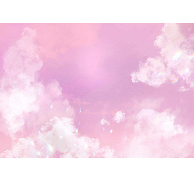 Sky mural wallpaper dreamy cloudscape - TenStickers