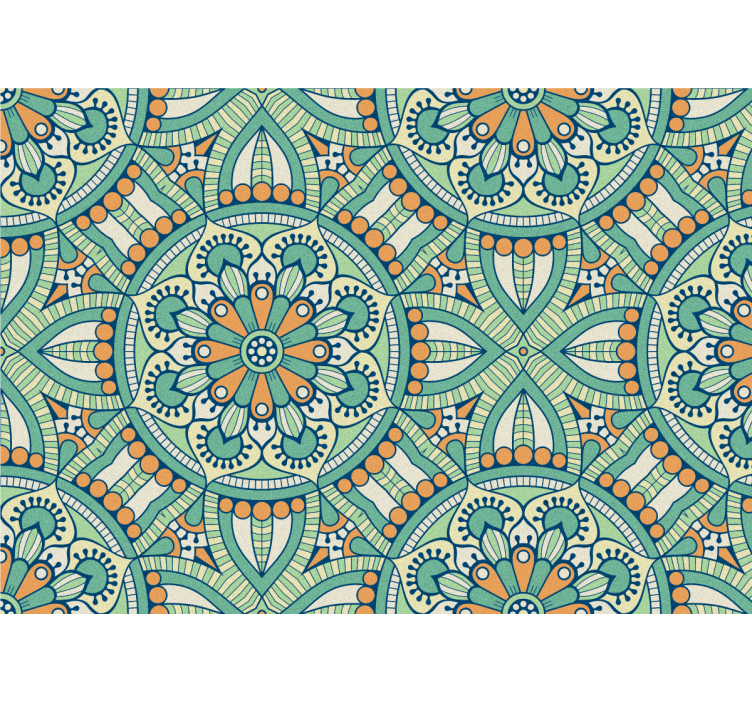 Other wall mural pattern intricate floral design - TenStickers