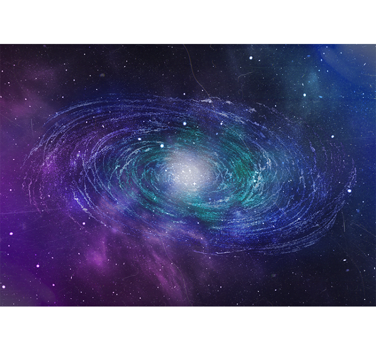 Galactic spin space wall mural - TenStickers