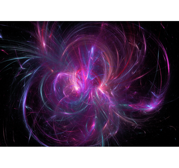 Abstract mural wallpaper cosmic energy swirl - TenStickers