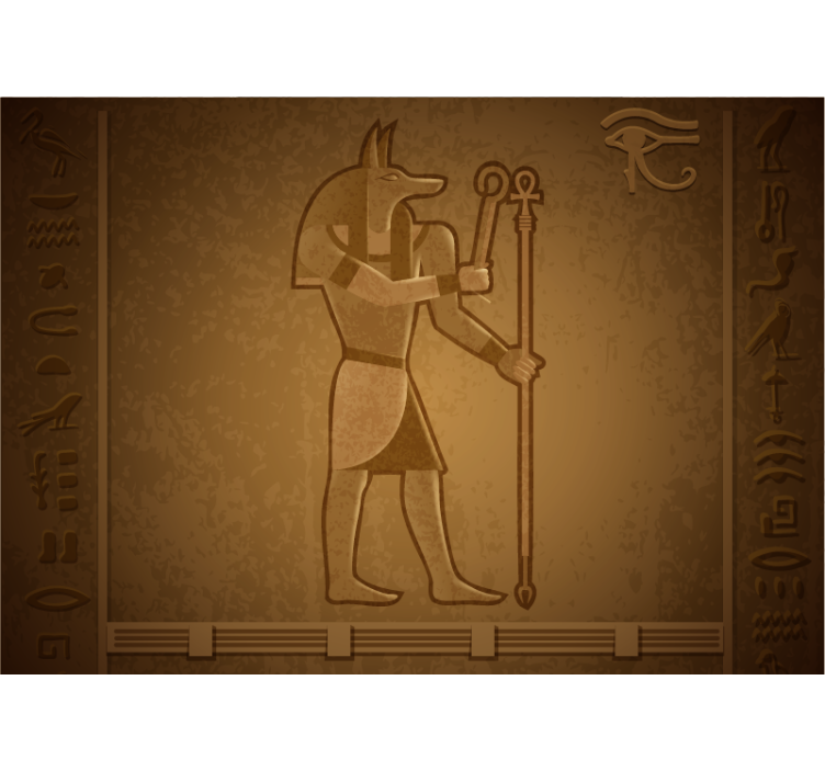 Wall mural animals ancient egyptian god - TenStickers