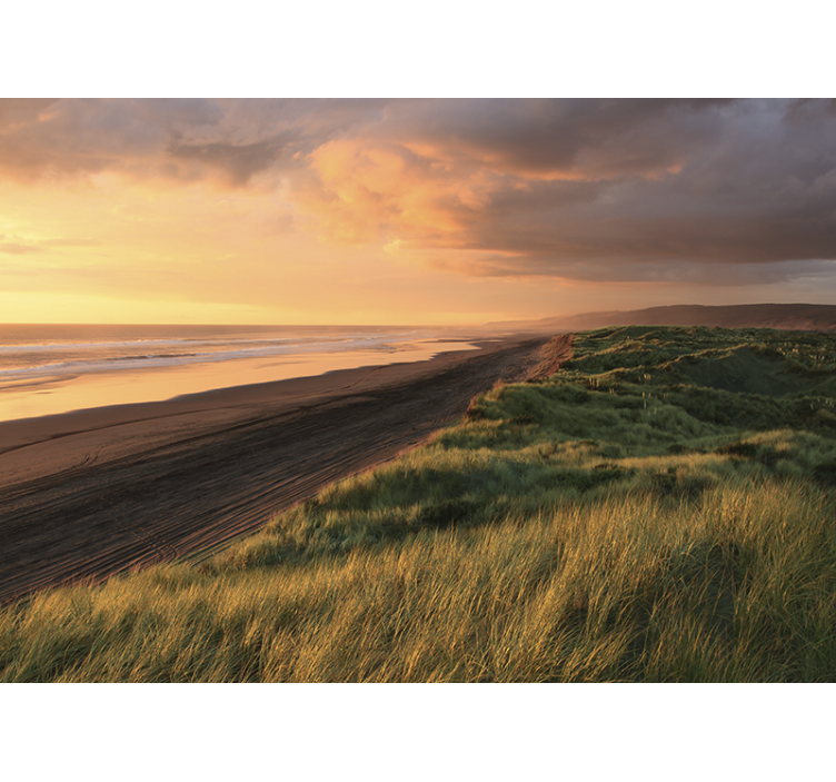 Seaside sunset harmony sea wall mural - TenStickers