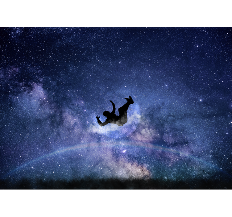 Space wall mural cosmic journey in the stars - TenStickers