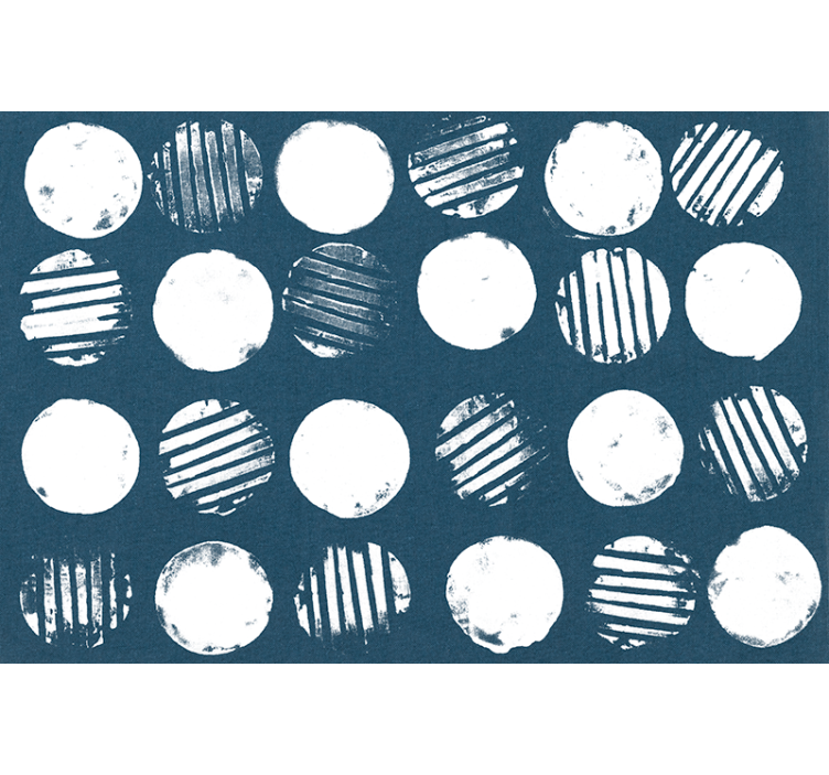 Wall mural pattern circular design texture - TenStickers