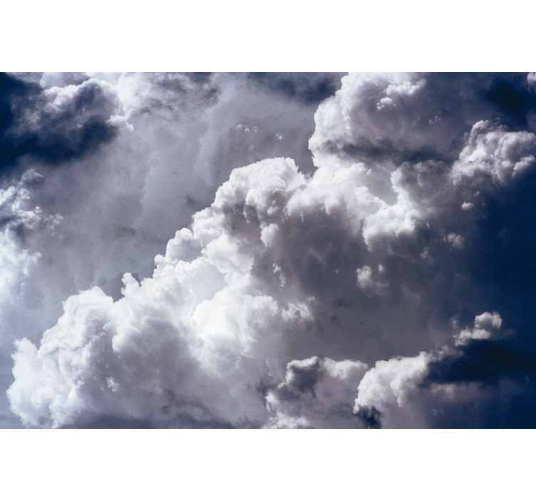 Dramatic Cloudscape sky mural wallpaper - TenStickers