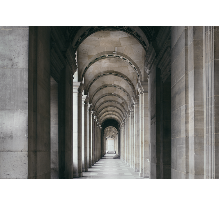 Wall mural city architectural arches view - TenStickers