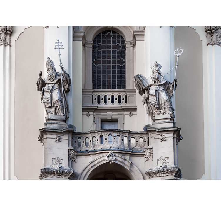 Wall mural classic art statues of kings - TenStickers