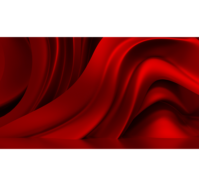 Satin wave pattern wall mural pattern - TenStickers