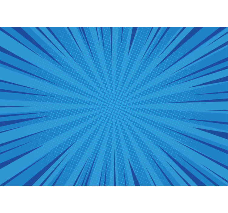 Urban art wall mural dynamic blue explosion - TenStickers