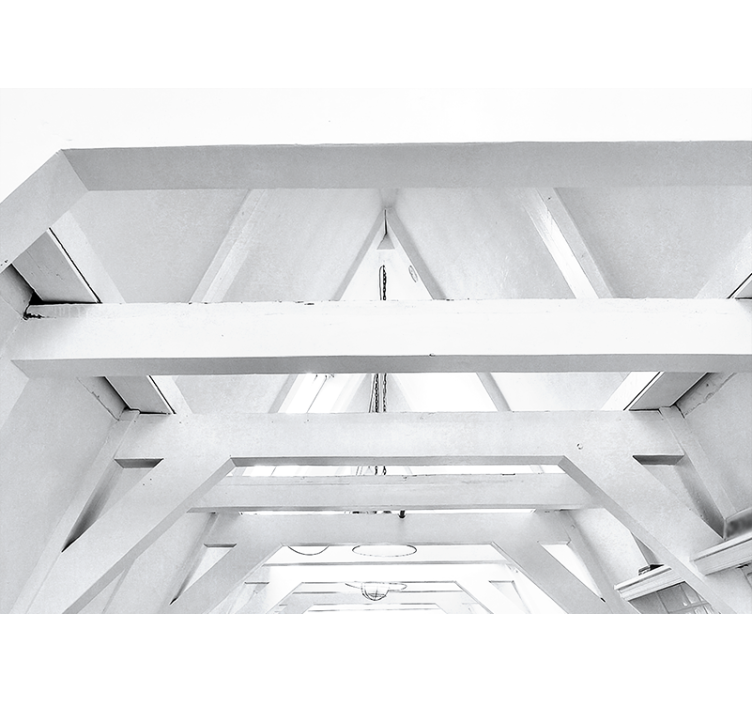 Wall mural pattern architectural design - TenStickers