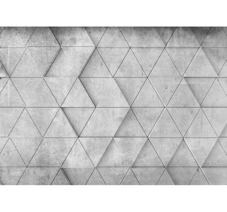 Wall mural pattern geometric concrete design - TenStickers