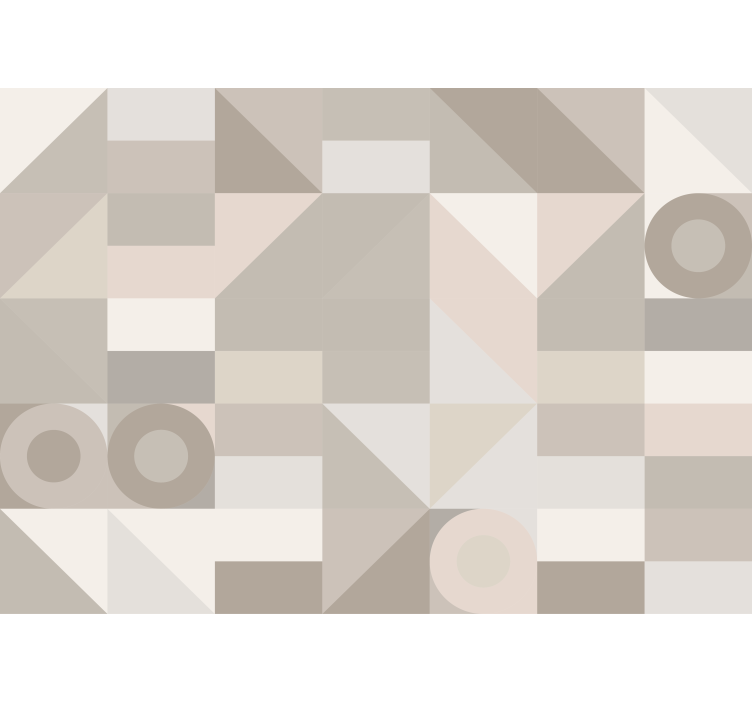 Wall mural pattern geometric shape design - TenStickers