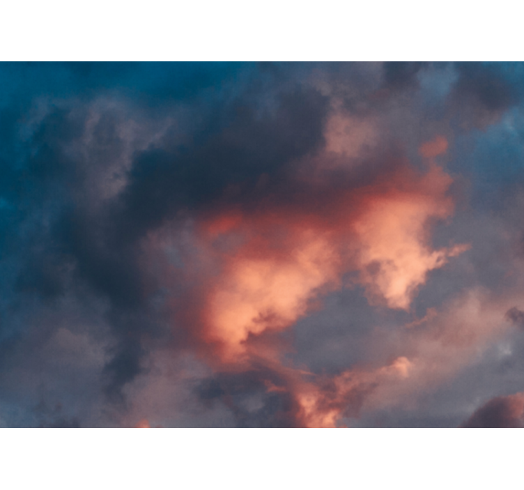 Sky mural wallpaper striking cloudscape - TenStickers
