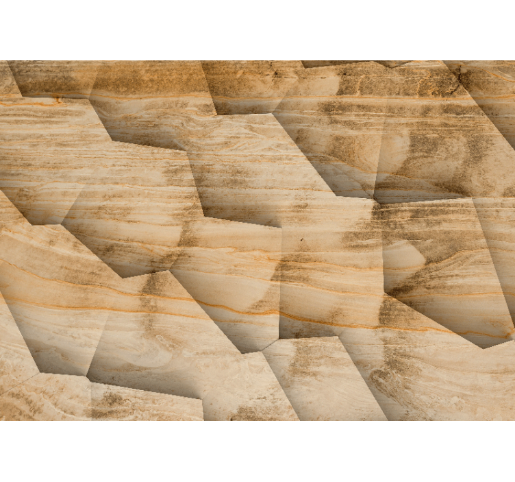 Other wall mural pattern geometric stone design - TenStickers