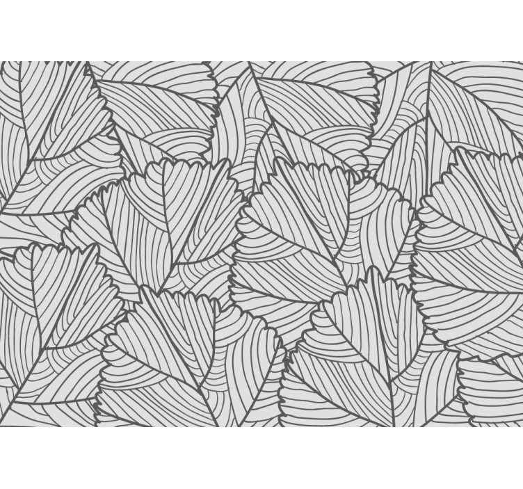 Other wall mural pattern leaf design art - TenStickers